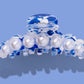 Blue + Pearl Claw Clip