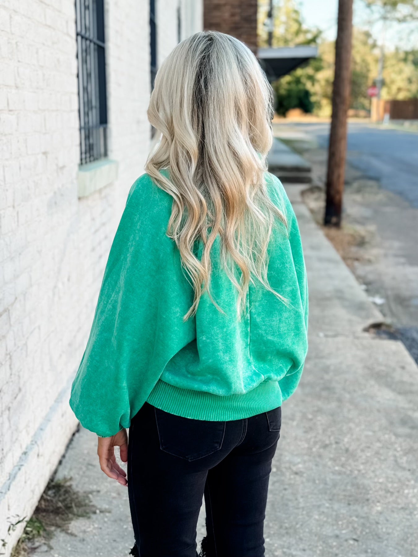 Cool Evenings Pullover GREEN