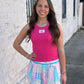Lulu Mac Tank HOT PINK