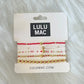 Lulu Mac Bracelet Set RED/WHITE