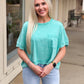 Count Me In Top TEAL