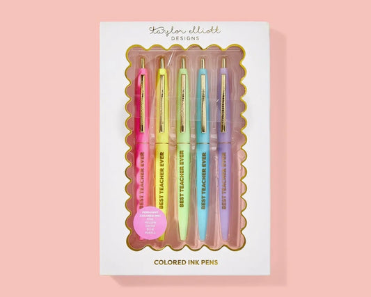 Best Teacher Ever Pen Set