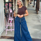 Chasing Fame Wide Leg Pants