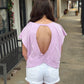 Out & About Top LILAC