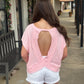 Out & About Top PINK
