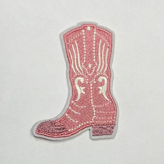 Cowgirl Boots Iron On Patch