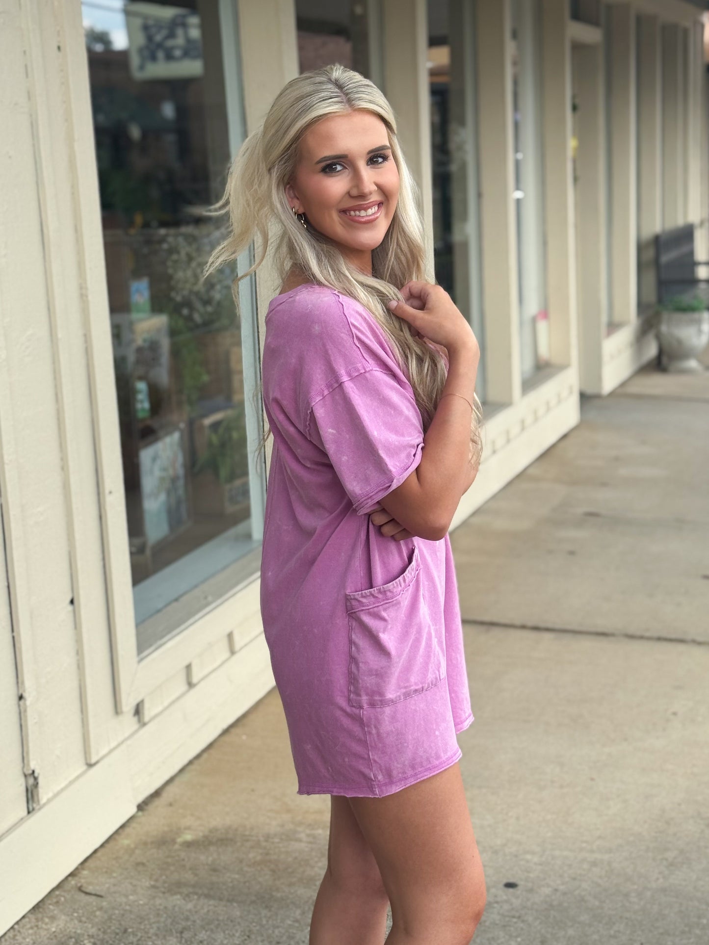 Pick Up The Pace Romper ORCHID