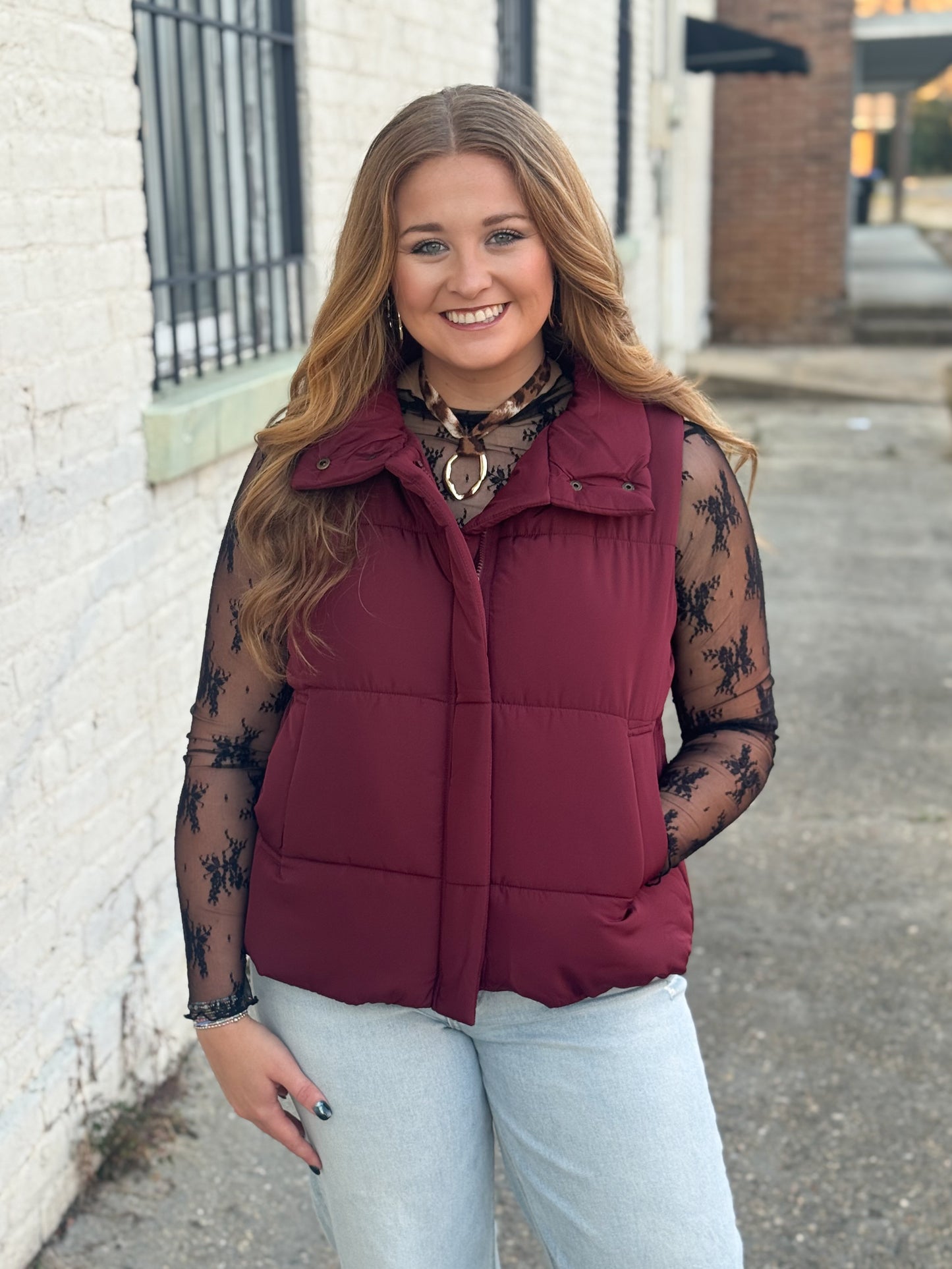 Windy Winter Puffer Vest