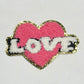 Love Heart Iron On Patch