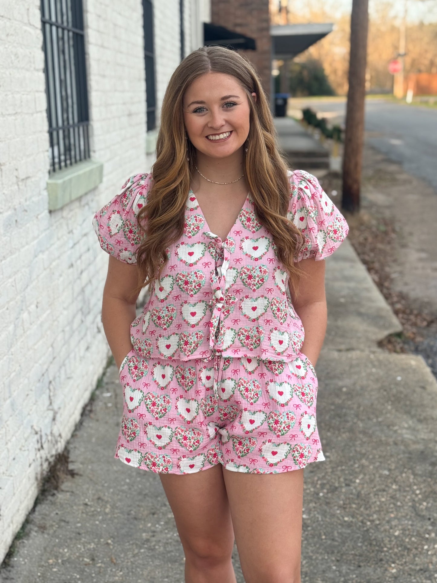 Sweet On You Pajama Set