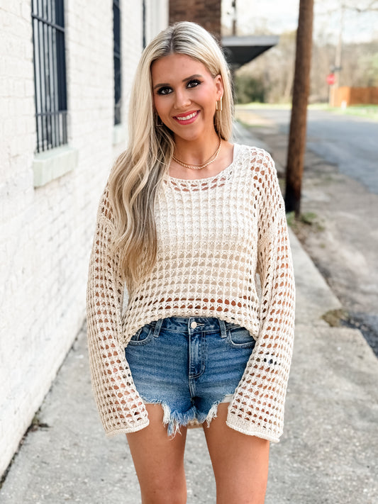 Into The Sunset Crochet Top