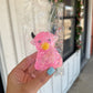 Glitter Cow Squishy PINK