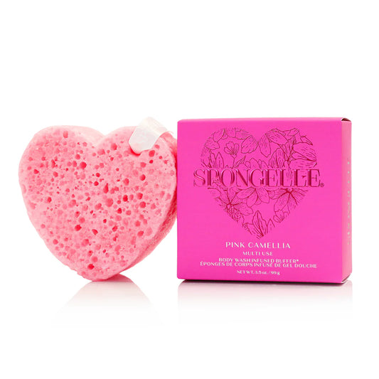 Valentine Heart Spongelle PINK CAMELLIA