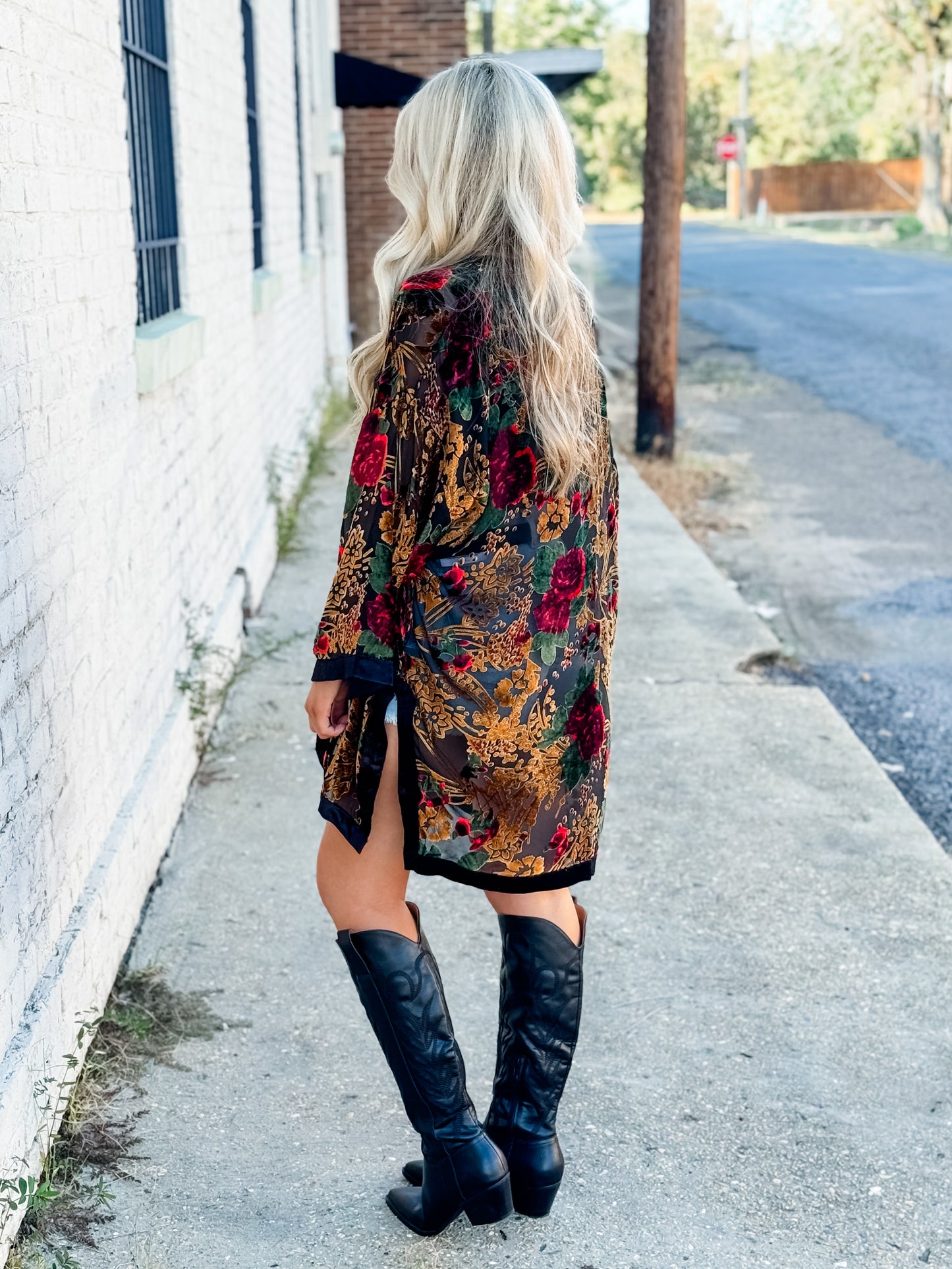 Fall In Bloom Kimono