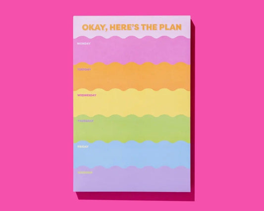 Okay, Here’s The Plan List Pad Planner