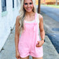 In The Moment Tie Romper PINK