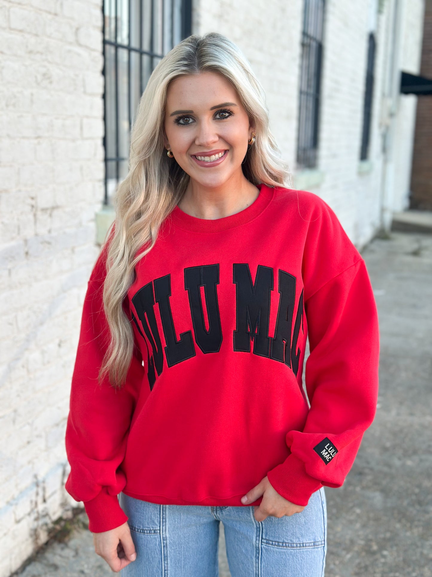 Lulu Mac Sweatshirt RED/BLACK