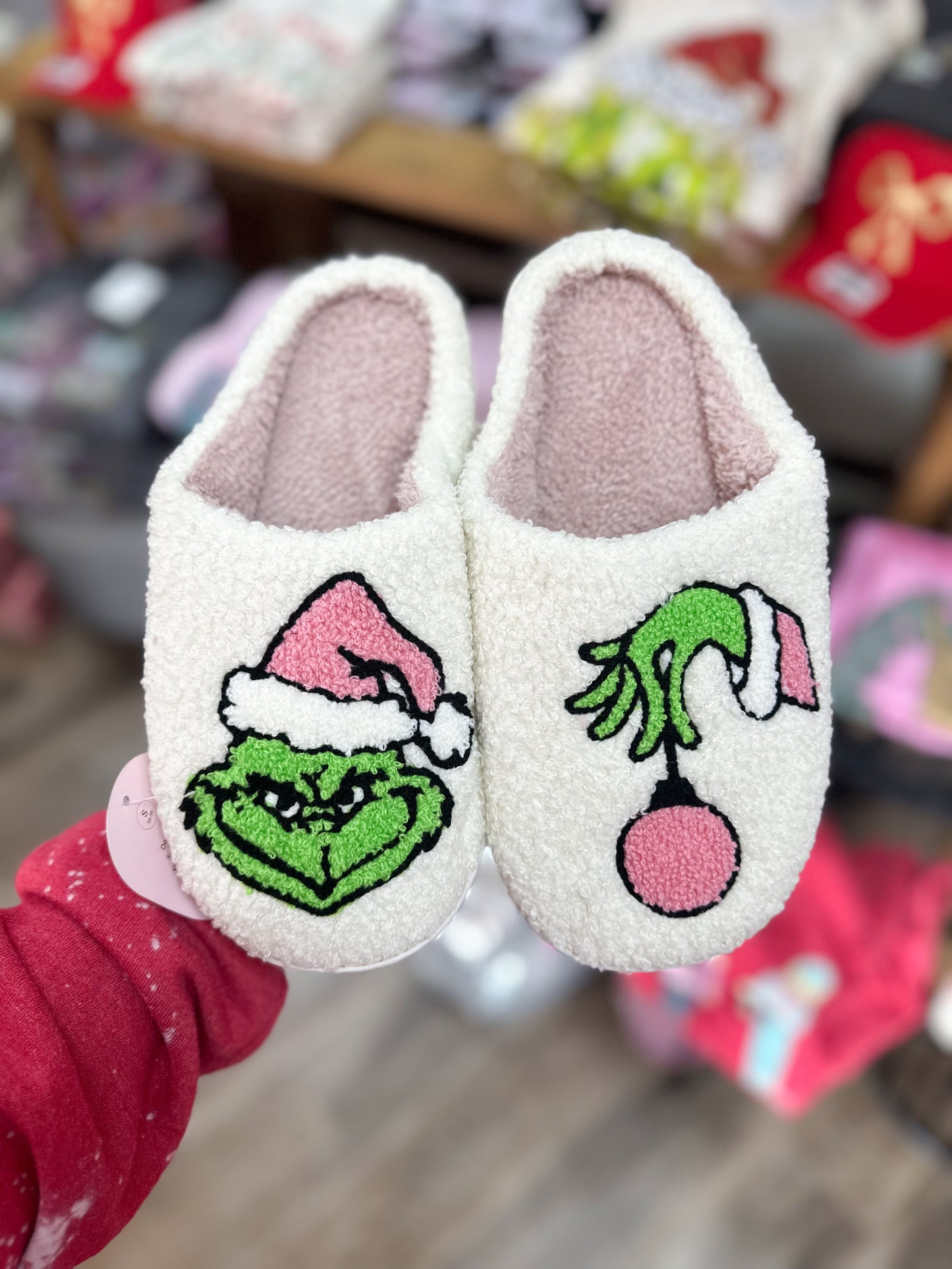 Grinch + Ornament Slipper