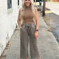Weekend Downtime Cropped Pants OLIVE