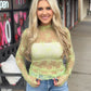 Simply Sure Lace Top LIGHT GREEN