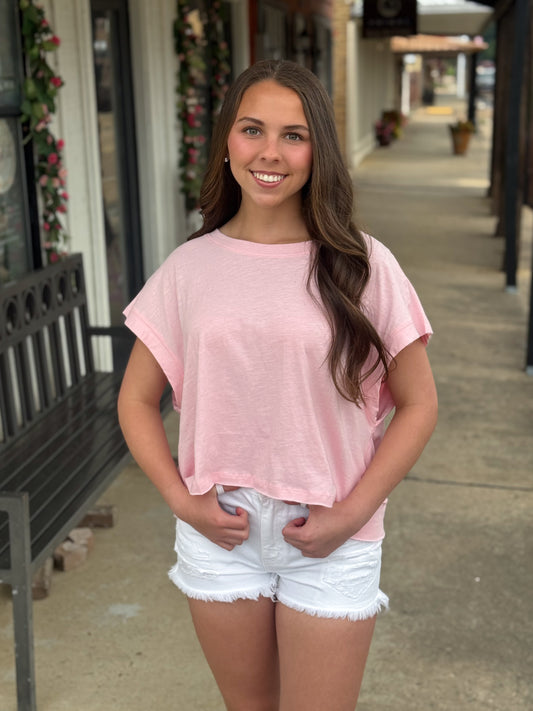 Out & About Top PINK