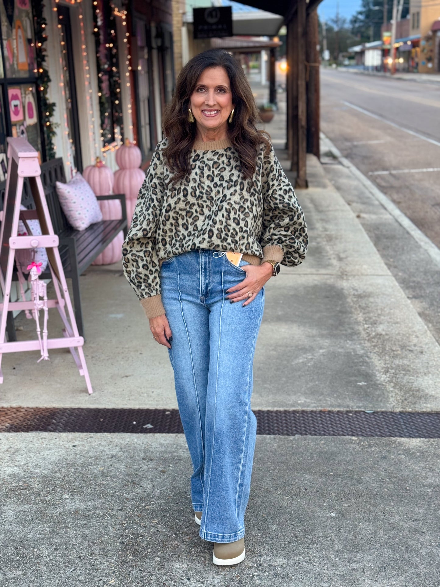 Walk On By Wide Leg Jean