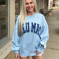 Lulu Mac Sweatshirt BABY BLUE/NAVY