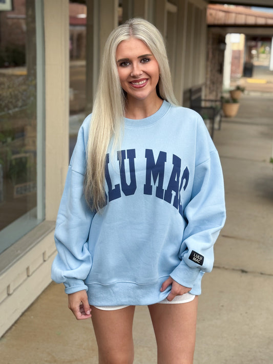 Lulu Mac Sweatshirt BABY BLUE/NAVY