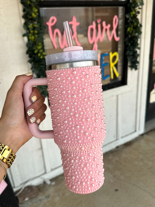 Glam Girl 40 oz Tumbler PINK