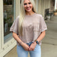 Count Me In Top TAUPE