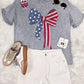 American Lace Bow Tee