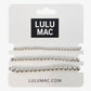 Lulu Mac Large Bracelet Stack SILVER