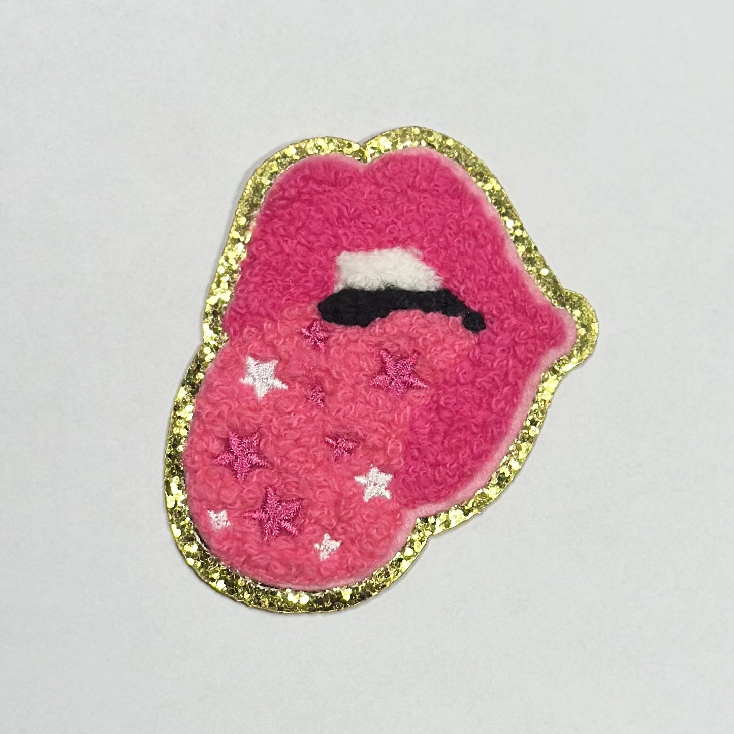 Star Tongue Iron On Patch