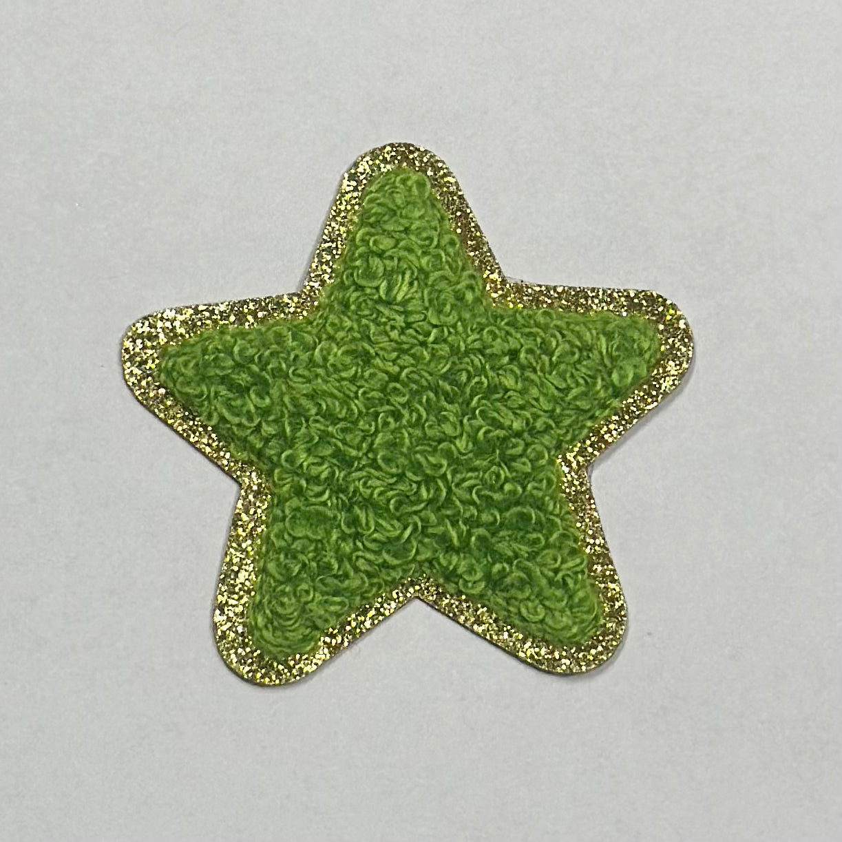 Star Iron On Patch GREEN