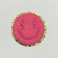 Bolt Smiley Iron On Patch