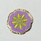Double Flower Iron On Patch