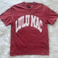 Lulu Mac Polka Dot Tee CRIMSON