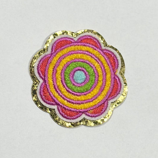 Flower Echo Iron On Patch