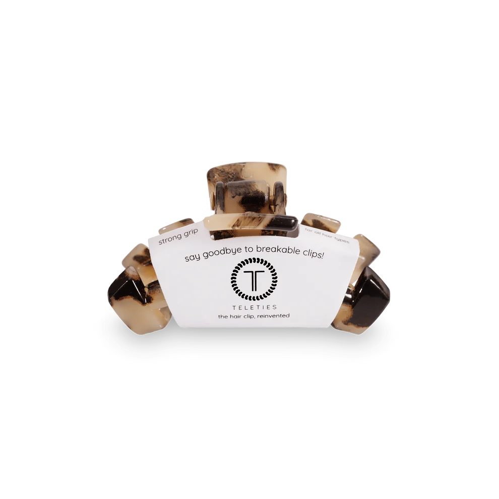 Teleties Classic Blonde Tortoise Claw Clip | Tiny