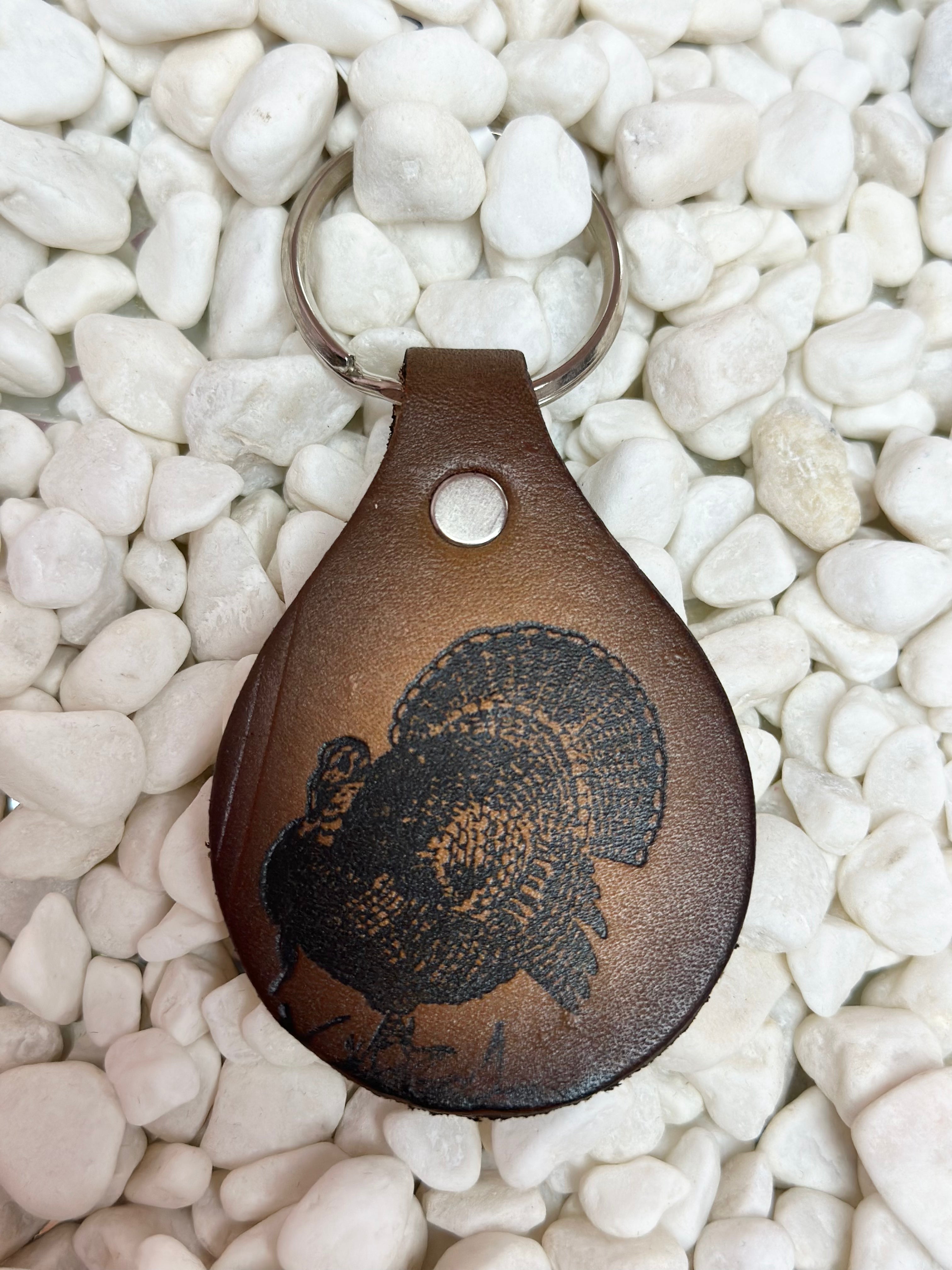 Leather Keychain TURKEY – Willow + Co