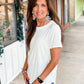 Timeless Ribbed Knit Top IVORY *FINAL SALE*
