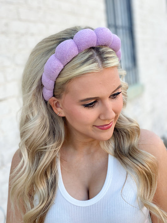 Get Ready With Me Headband LAVENDER