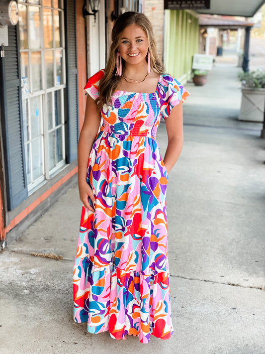 Come And Get It Maxi Dress
