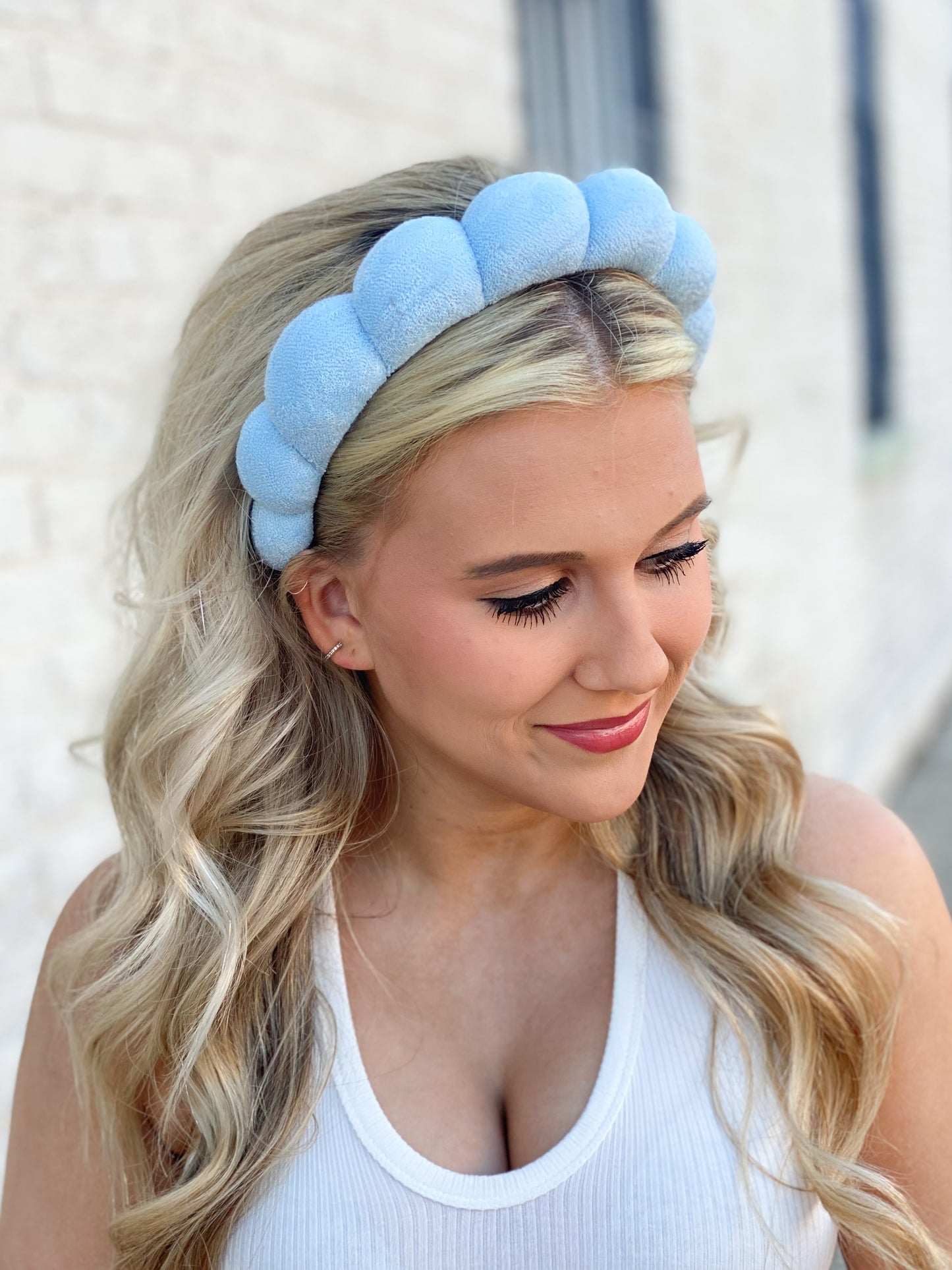 Get Ready With Me Headband BLUE