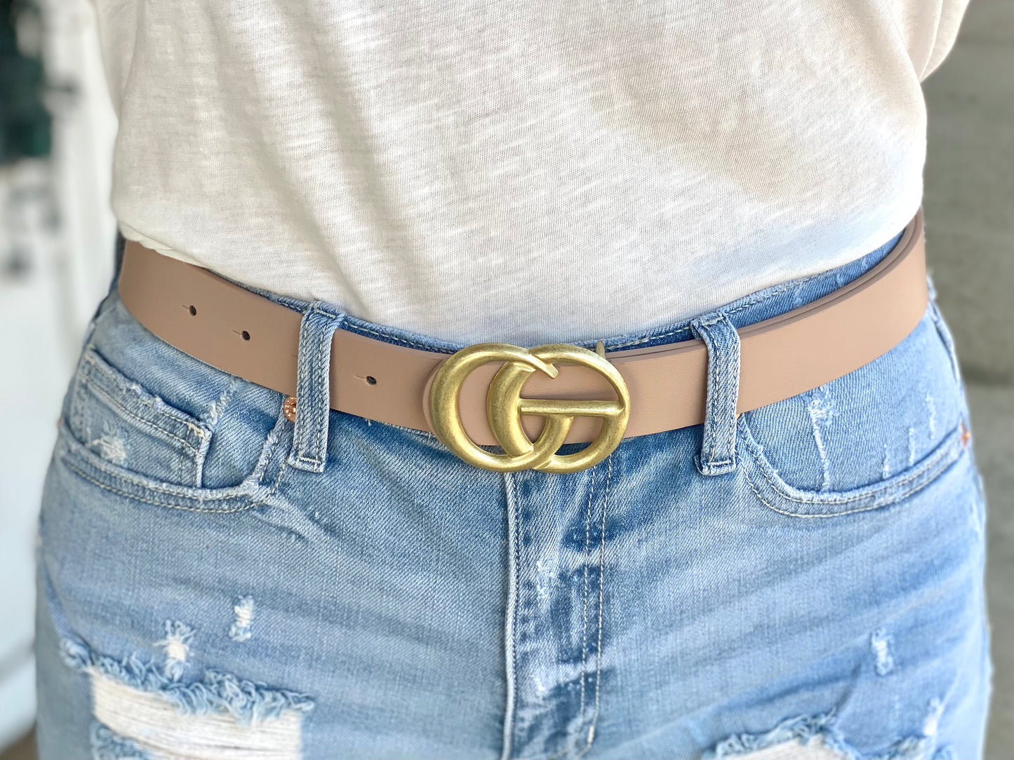 It Girl Belt TAUPE