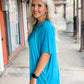 Basic Babe Top TURQUOISE