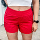 Hot To Trot Athletic Shorts CHERRY RED