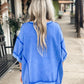 Spin Me Around Oversized Top BLUE