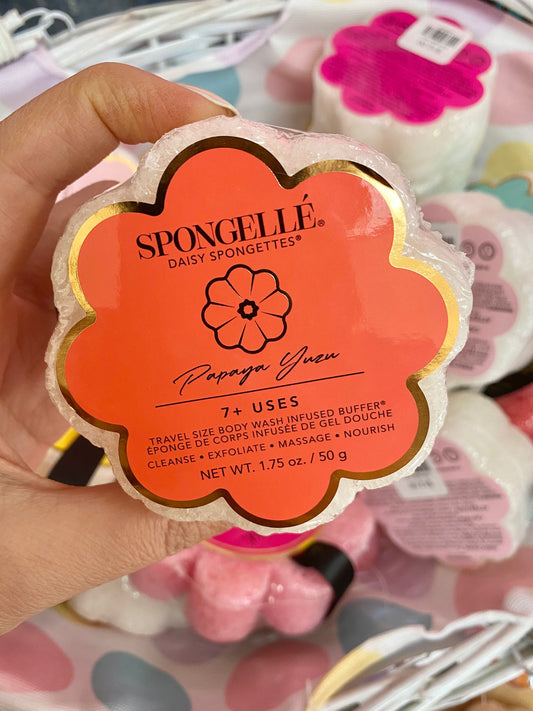 Spongelle Daisy Spongette PAPAYA YUZU
