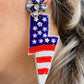 Red, White, and Struck Earring